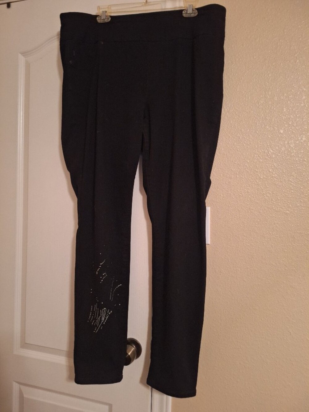 Lee Sculpting Skinny Stretch Rhinestone Leg Pull On Jeans 20L